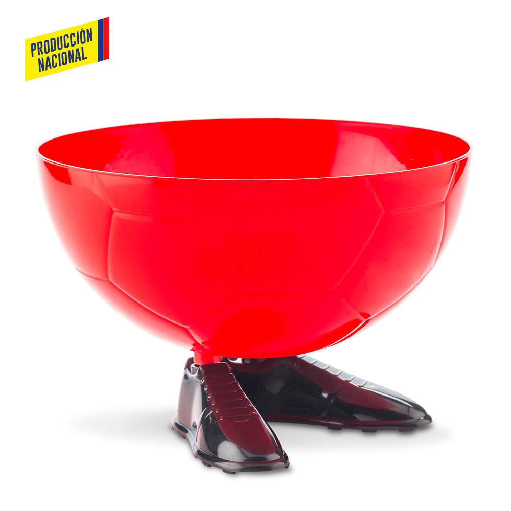 Bowl plastico con base - produccion nacional produccion nacional Rojo miniatura 5
