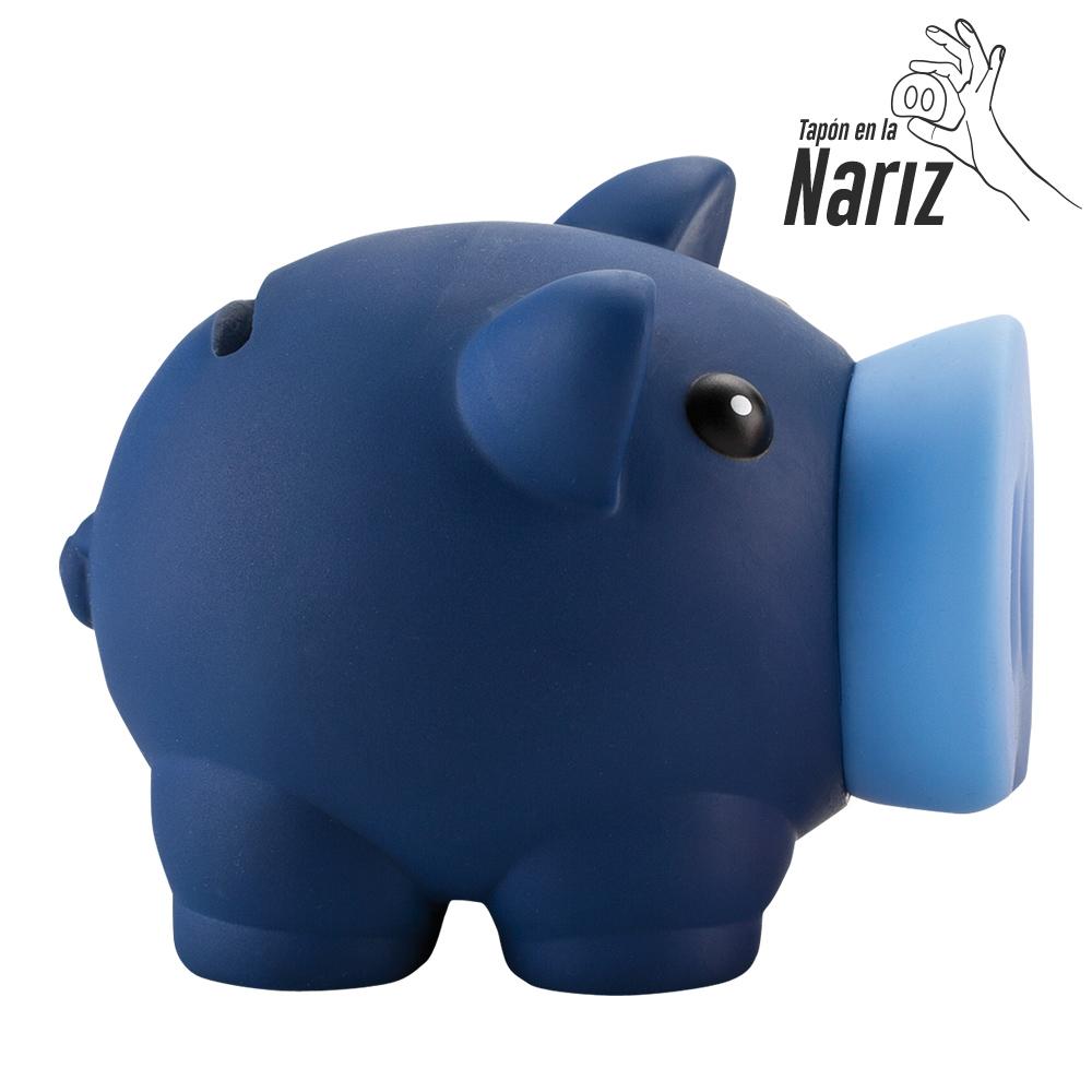 Alcancia mini piggy Azul Claro miniatura 7