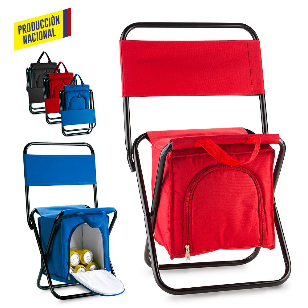 Silla nevera cooler con espaldar - produccion nacional produccion nacional Negro miniatura 2