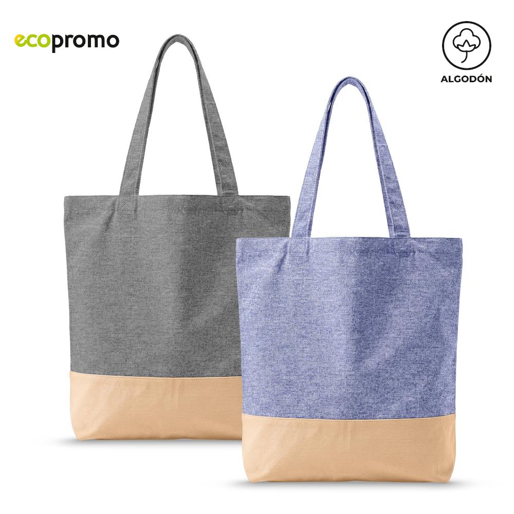 Bolsa en algodón ecopack nuevo Azul miniatura 2