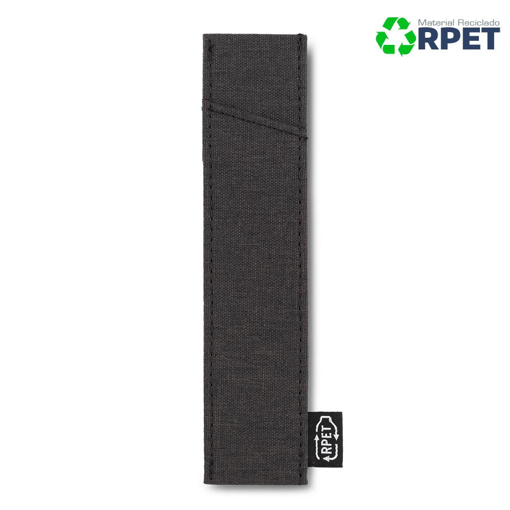 Funda para boligrafos rpet Negro miniatura 3