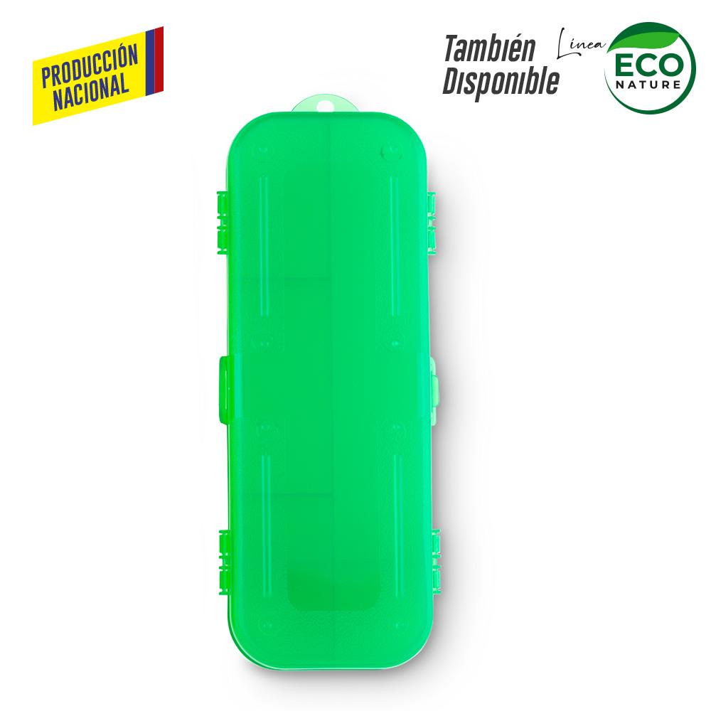 Estuche plastico de tres cuerpos - produccion nacional produccion nacional Amarillo miniatura 7