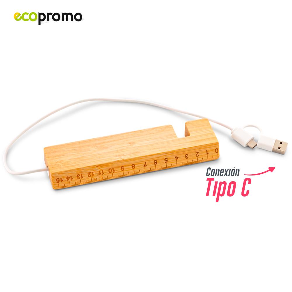 Puerto usb ruler bamboo Bamboo miniatura 4
