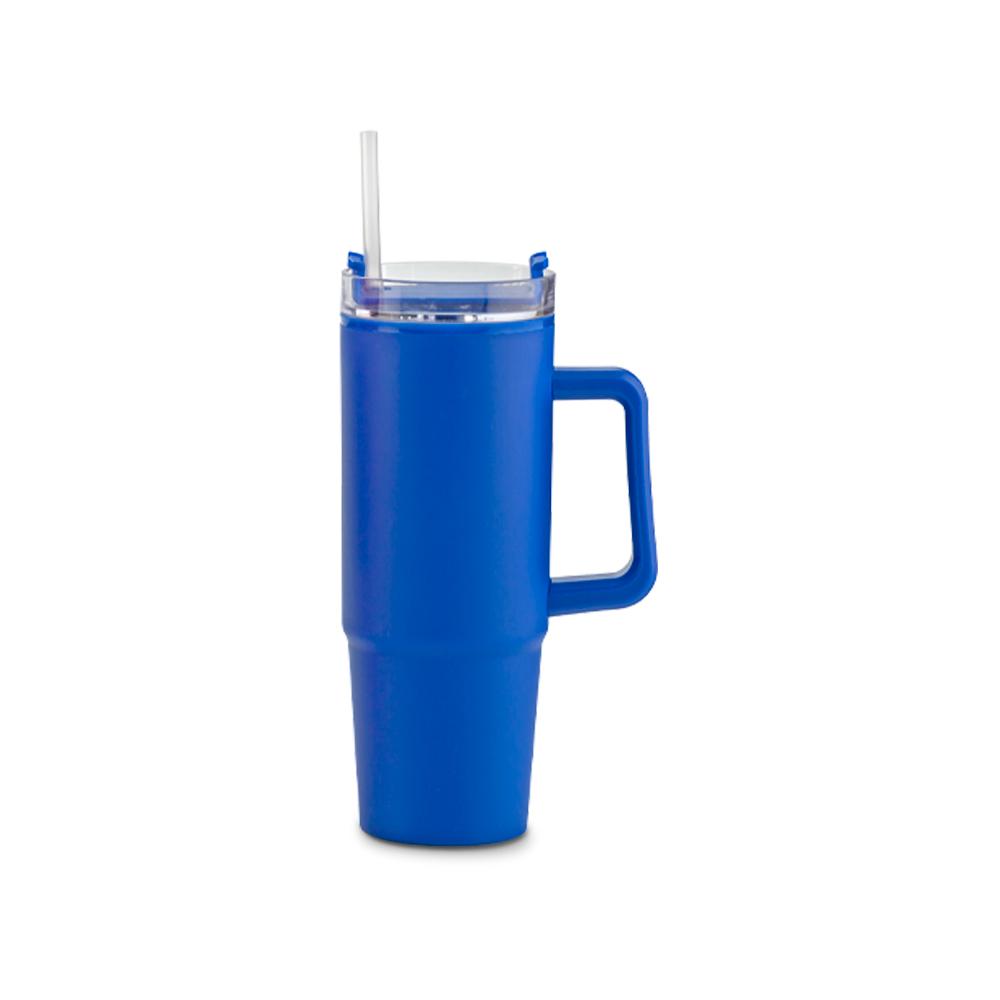Mug plástico doble pared chester 880ml Blanco miniatura 6