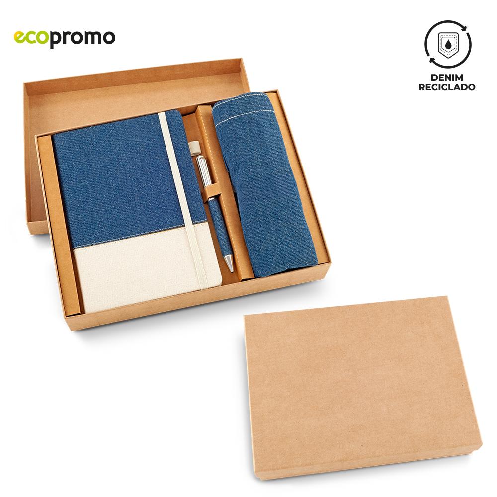 Set ecologico denim Azul miniatura 5