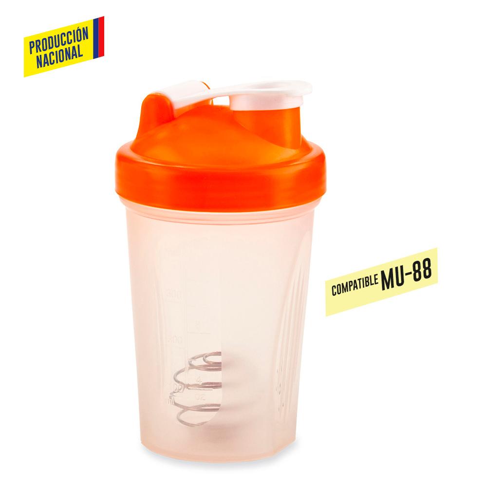 Mug plastico shaker 14 oz - produccion nacional produccion nacional Azul miniatura 6