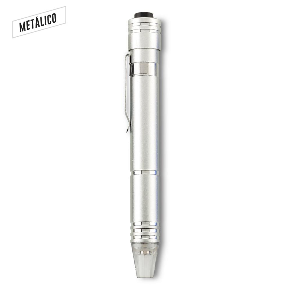 Set de destornilladores pen con linterna led Silver miniatura 5