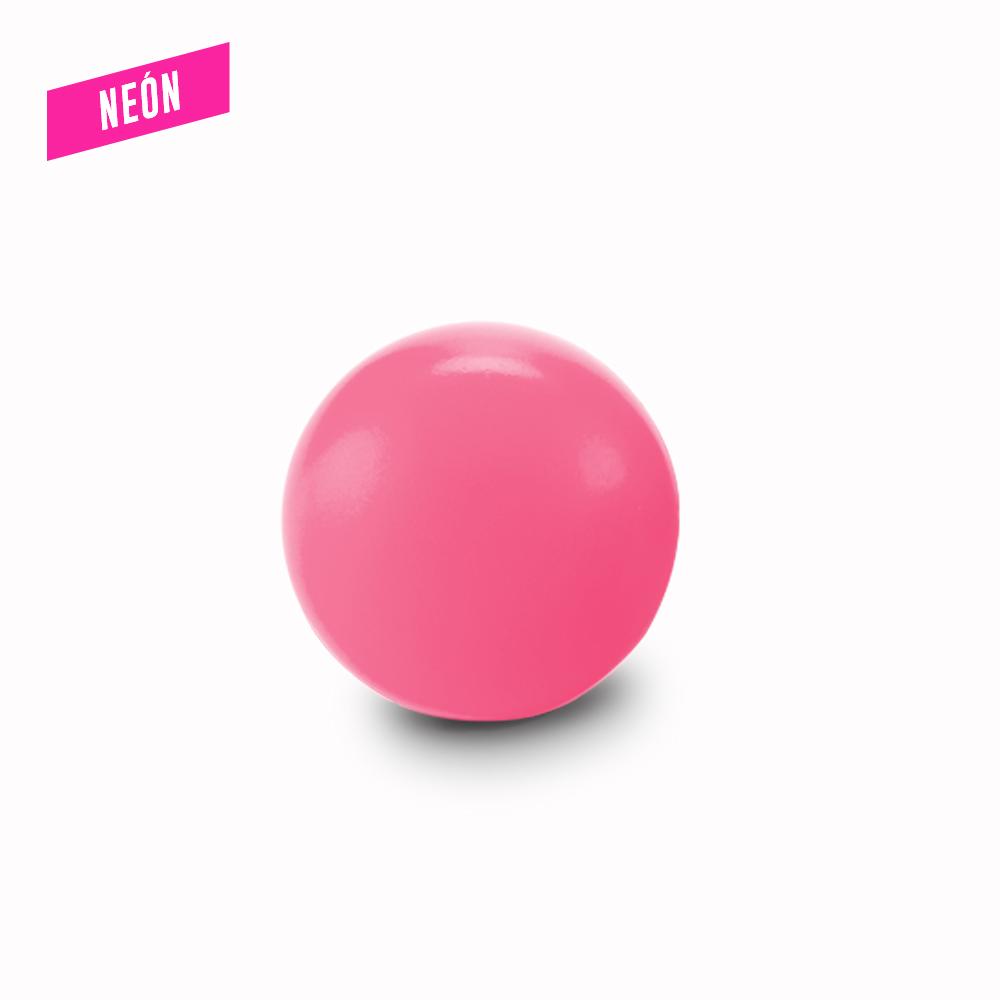 Bola antiestrés neón 6,7cm Azul Neon miniatura 6