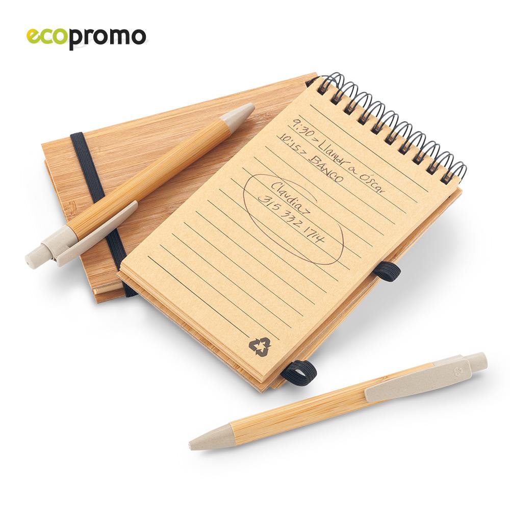 Libreta con boligrafo bamboo Bamboo miniatura 3