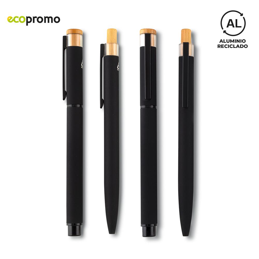 Set de boligrafos vector Negro miniatura 3