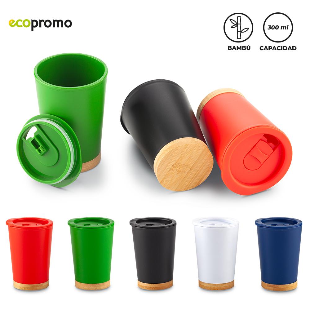 Mug plástico glimm eco 300 ml Blanco front