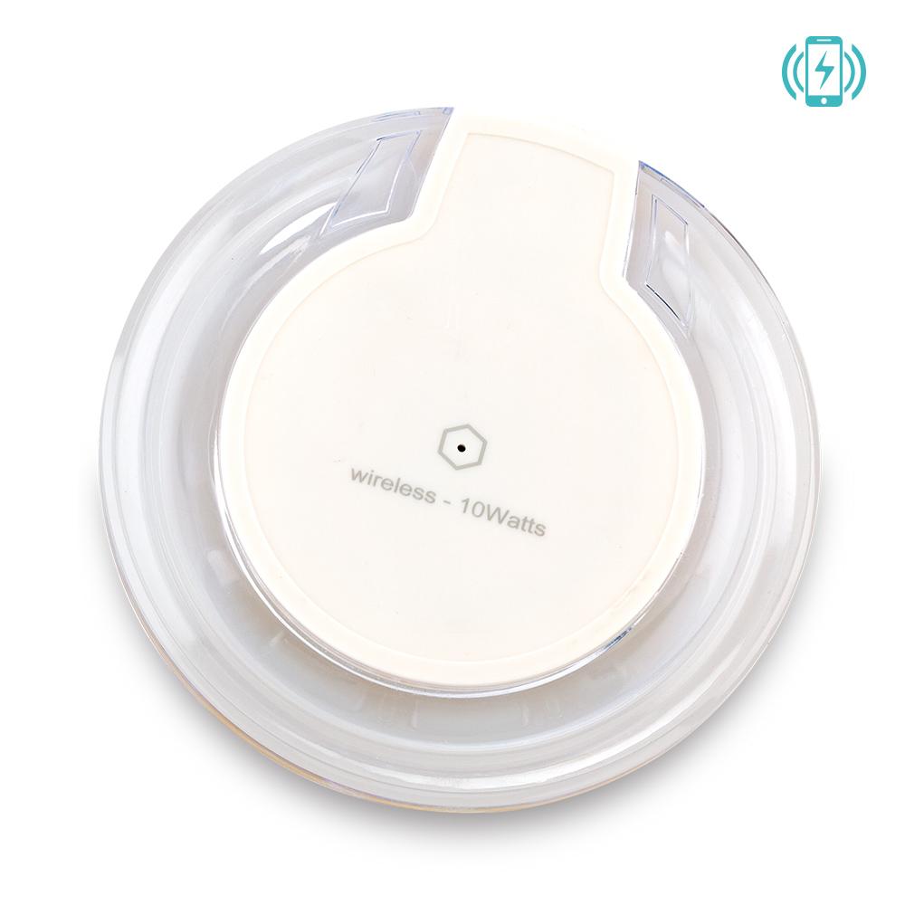 Cargador inalambrico para moviles flat 10w Blanco miniatura 4