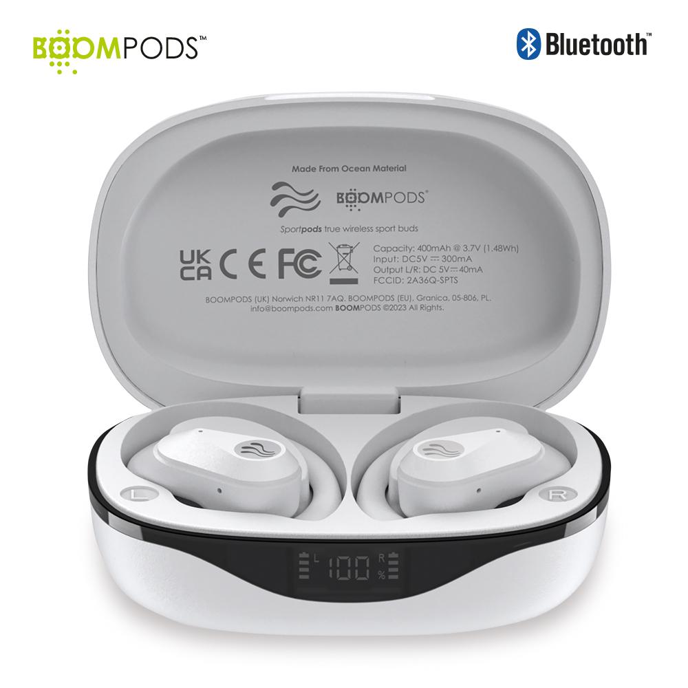 Audífonos bluetooth sportpods boompods Negro miniatura 4