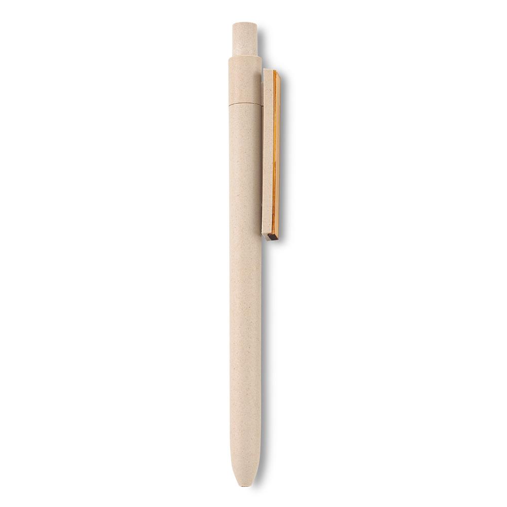 Boligrafo bamboo clip eco Natural miniatura 4