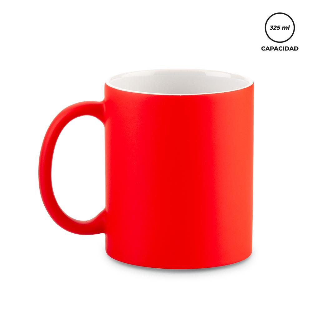 Mug en cerámica rubber 325 ml Gris miniatura 4