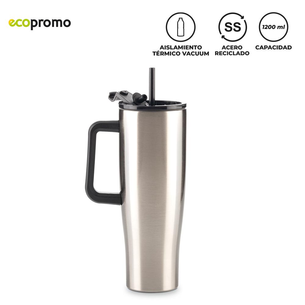 Mug metálico brumo 1200 ml Negro miniatura 4