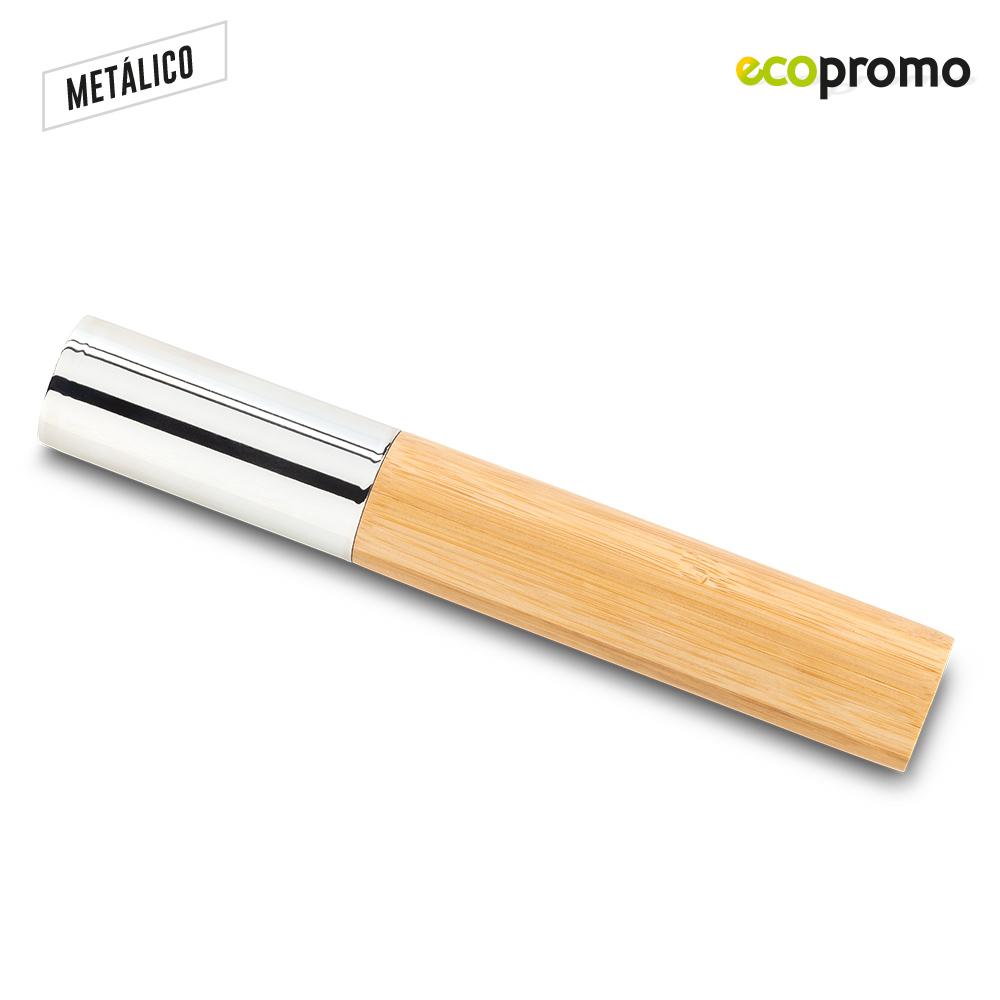 Boligrafo vardis bamboo Silver-bambú miniatura 4