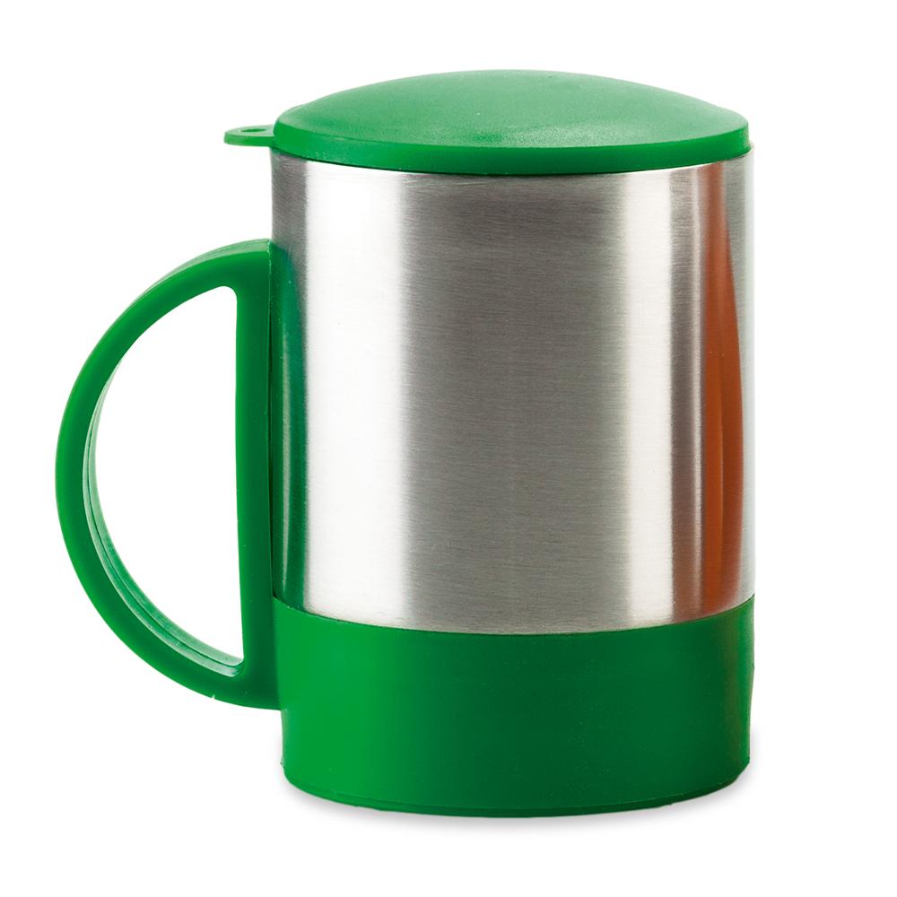 Minimug en acero con tapa - 180ml Silver-negro miniatura 9