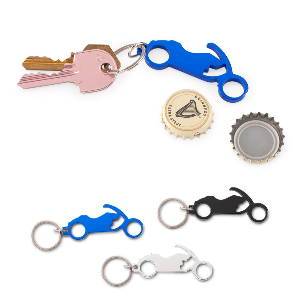 Llavero destapador motorbike Silver front