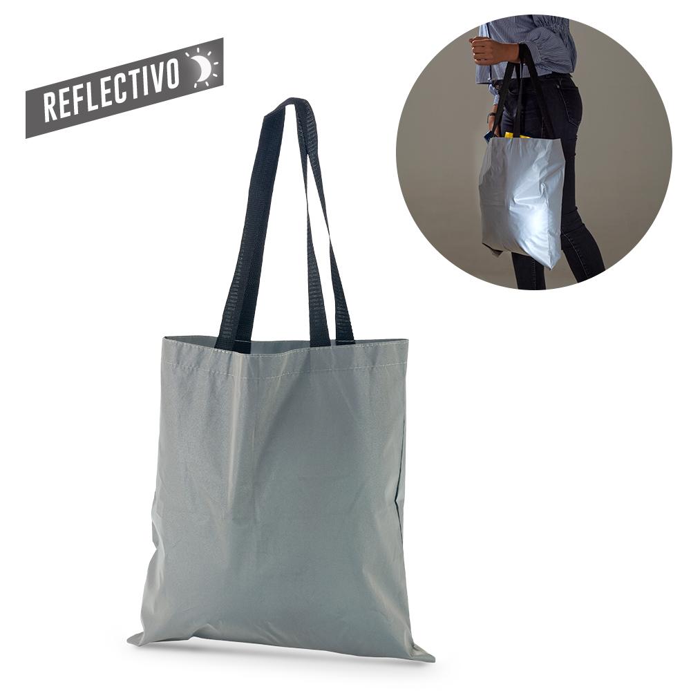 Bolsa reflectiva security Silver front