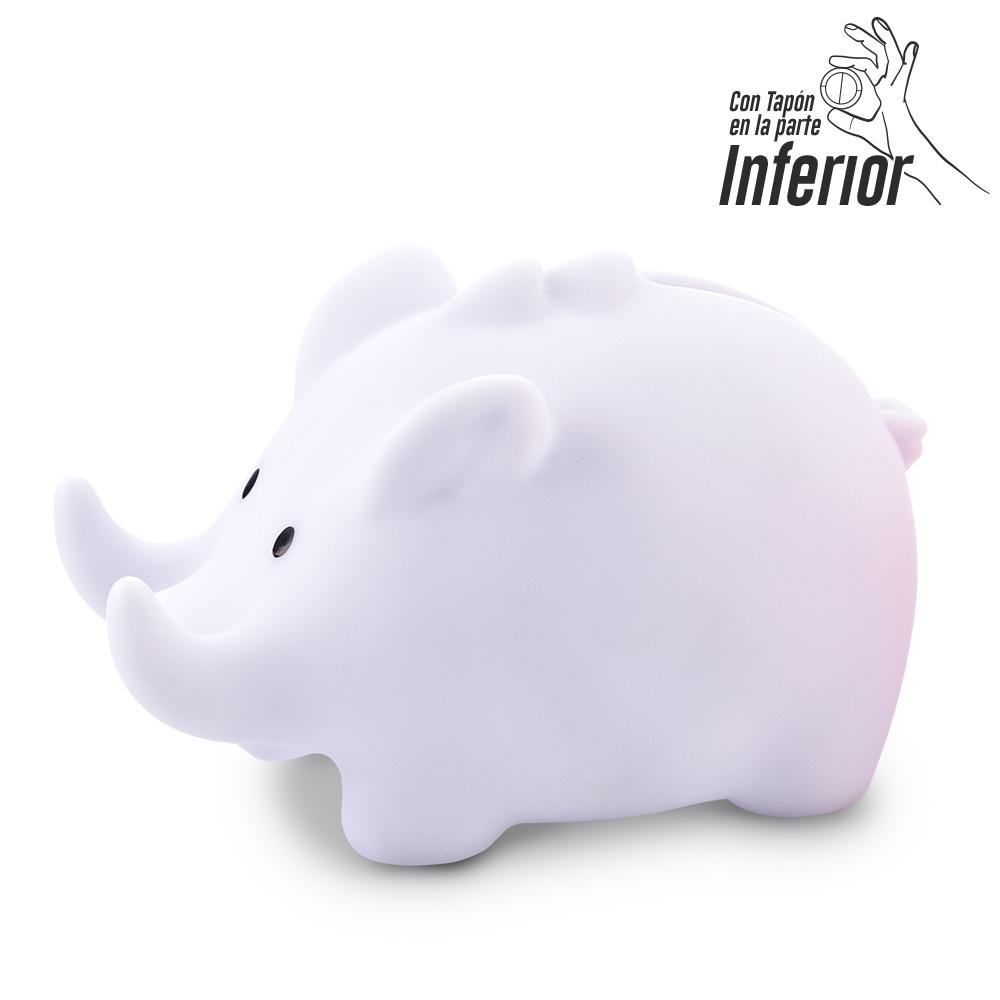 Alcancia piggy con portacelular Blanco miniatura 5