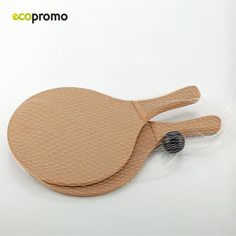 Juego de raquetas wood beach Natural miniatura 4