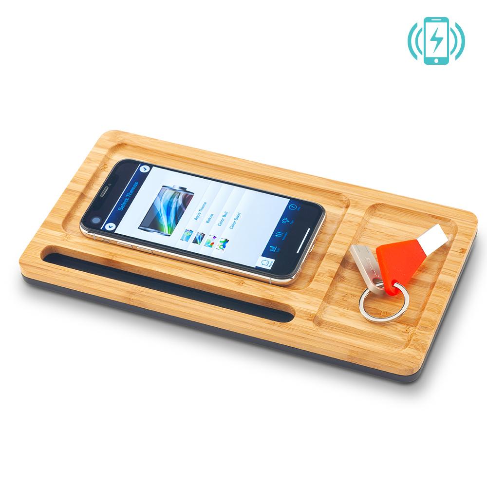 Organizador de escritorio bamboo con cargador oferta oferta Bamboo miniatura 4