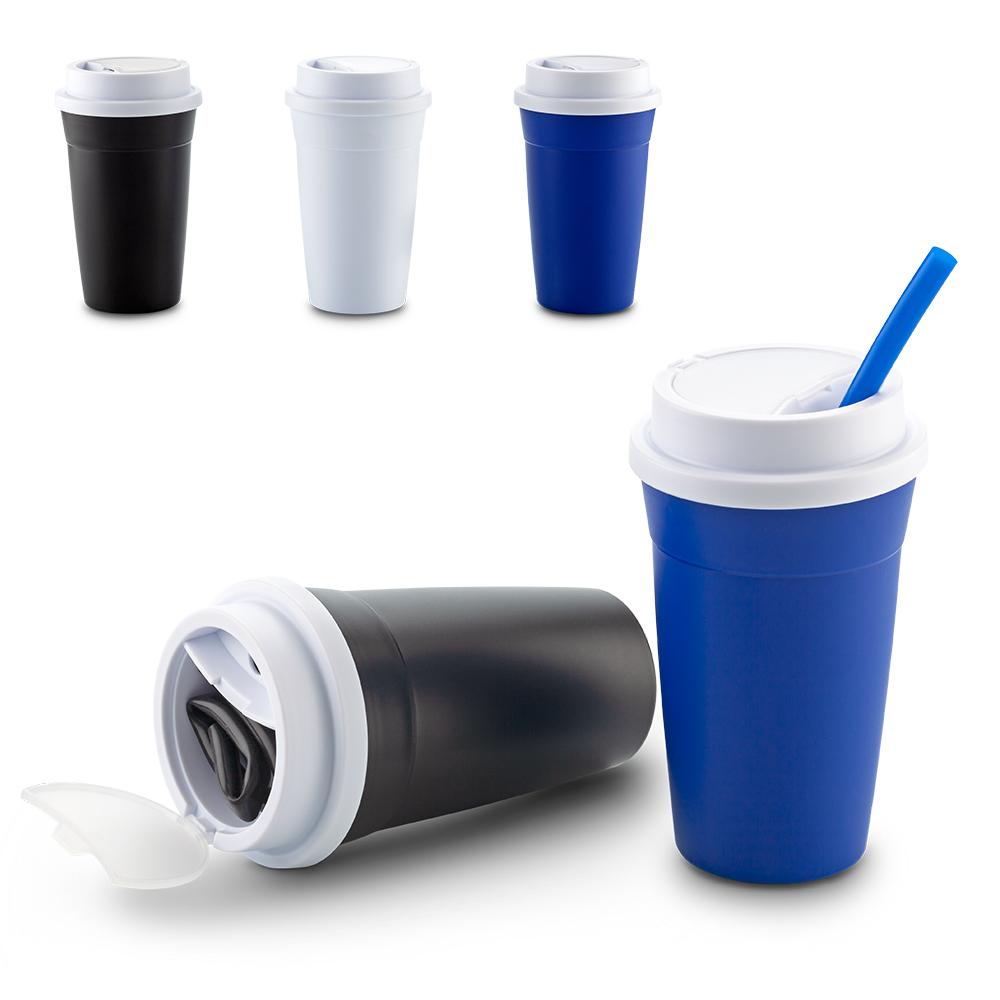 Mug plastico trink 480ml Azul front