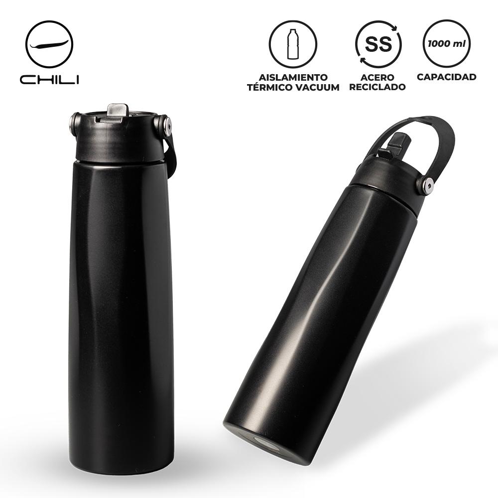 Botilito metalico klak chili 1l Negro miniatura 3