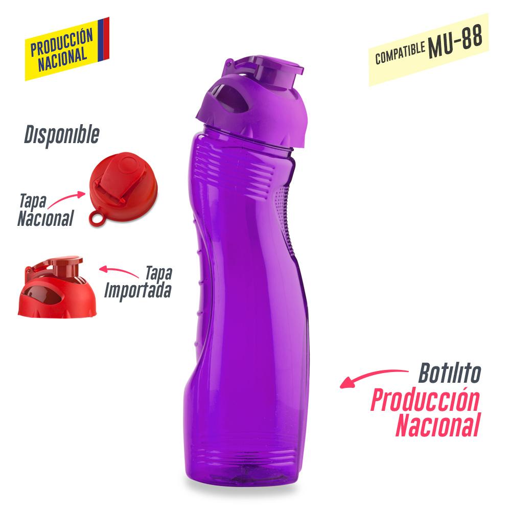 Botilito saturno pvc 900ml - produccion nacional (ver mu-35 - tapa pesta) produccion nacional Rojo para tapa pestaña miniatura 5