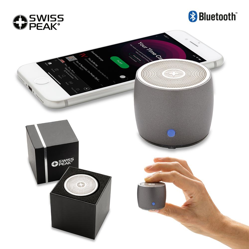 Speaker bluetooth bass swisspeak - oferta oferta Gris front