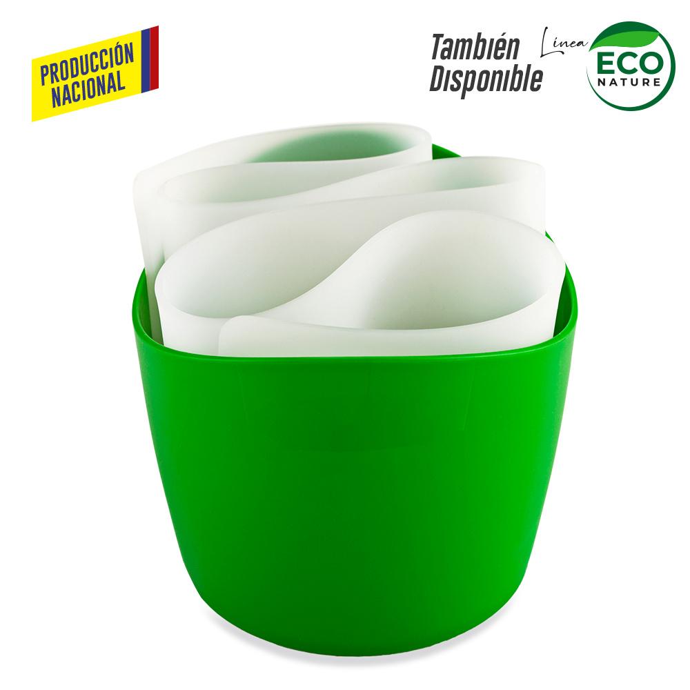 Organizador de escritorio harmony - produccion nacional produccion nacional .Silicona Blanco miniatura 8
