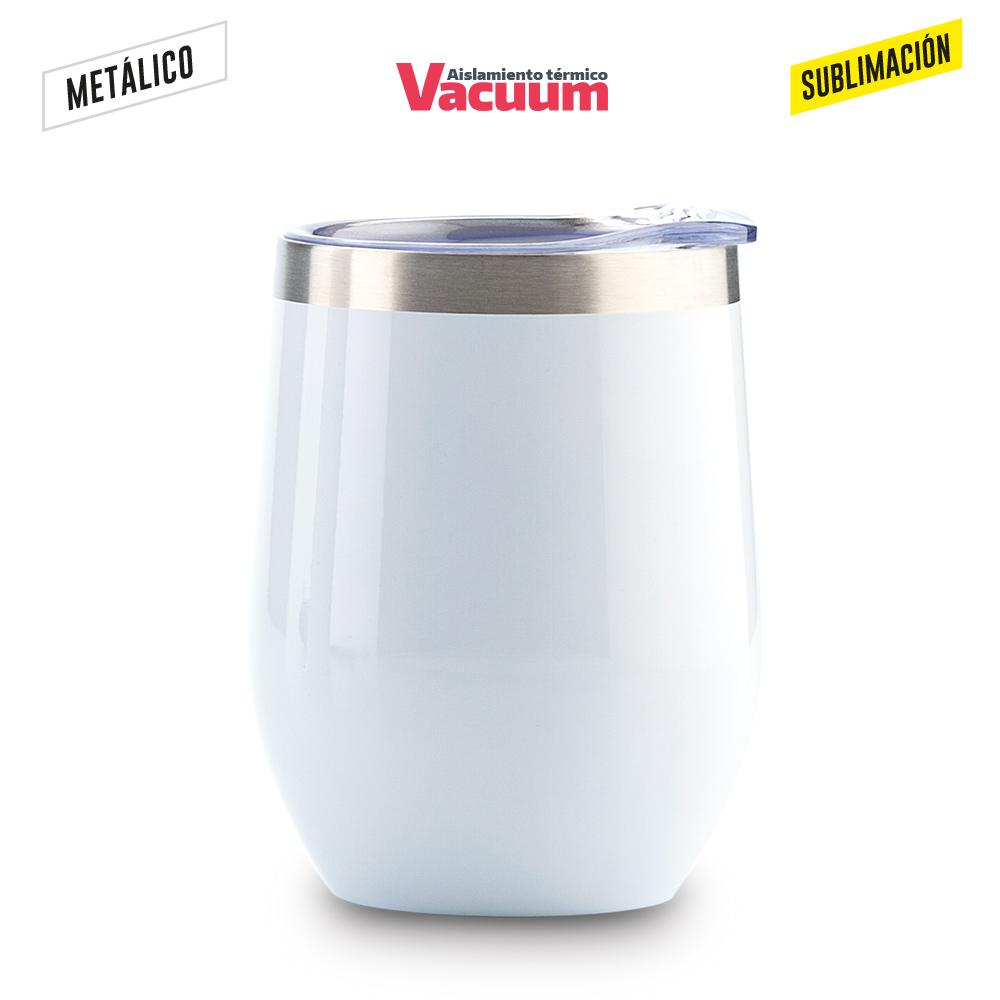Mug metalico para sublimacion mask 350ml Blanco - Silver miniatura 3