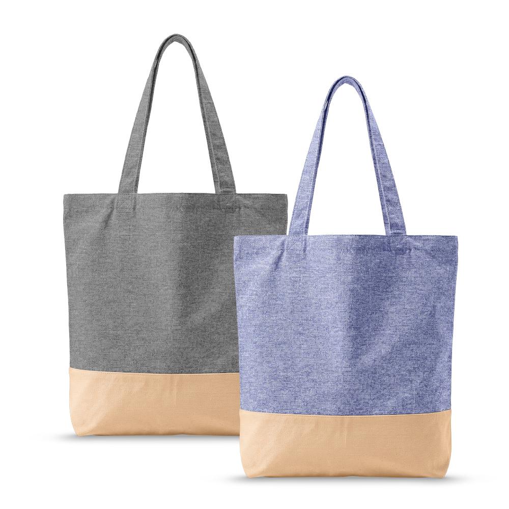 Bolsa en algodón ecopack nuevo Azul front