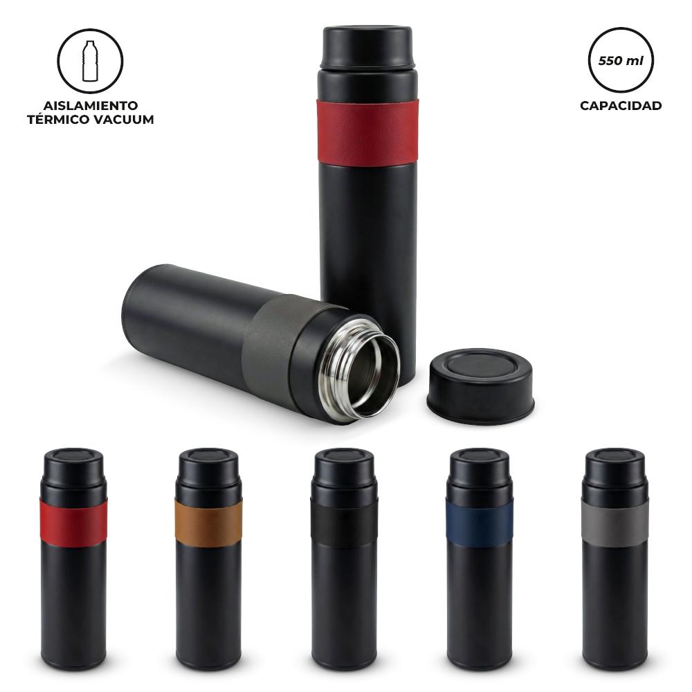 Botilito metálico concord negro 550 ml nuevo .Botilito Negro Sin Aro miniatura 2