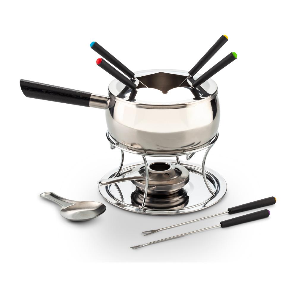 Set de fondue queralt Silver front