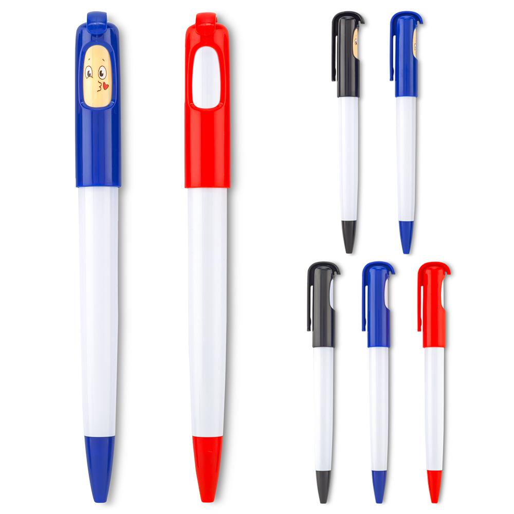 Bolígrafo telson - oferta oferta Blanco-Azul front