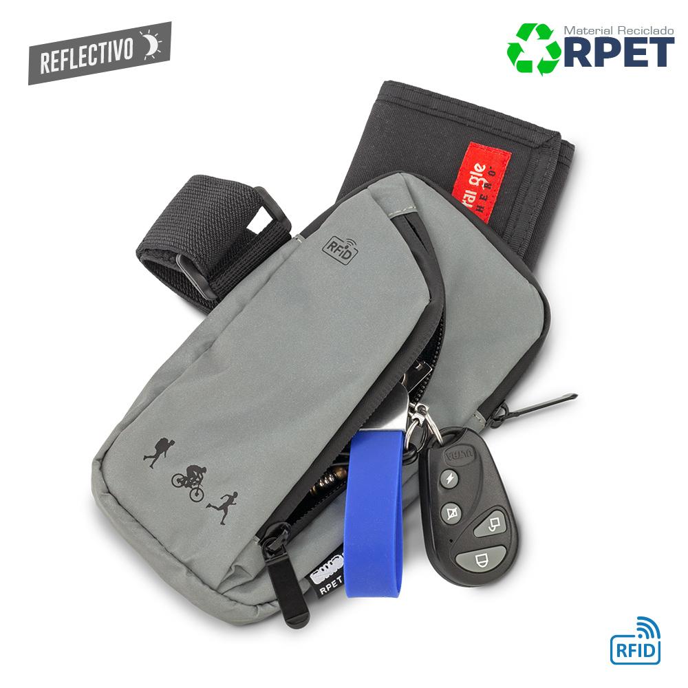 Funda portacelular reflect sport rpet Silver miniatura 4