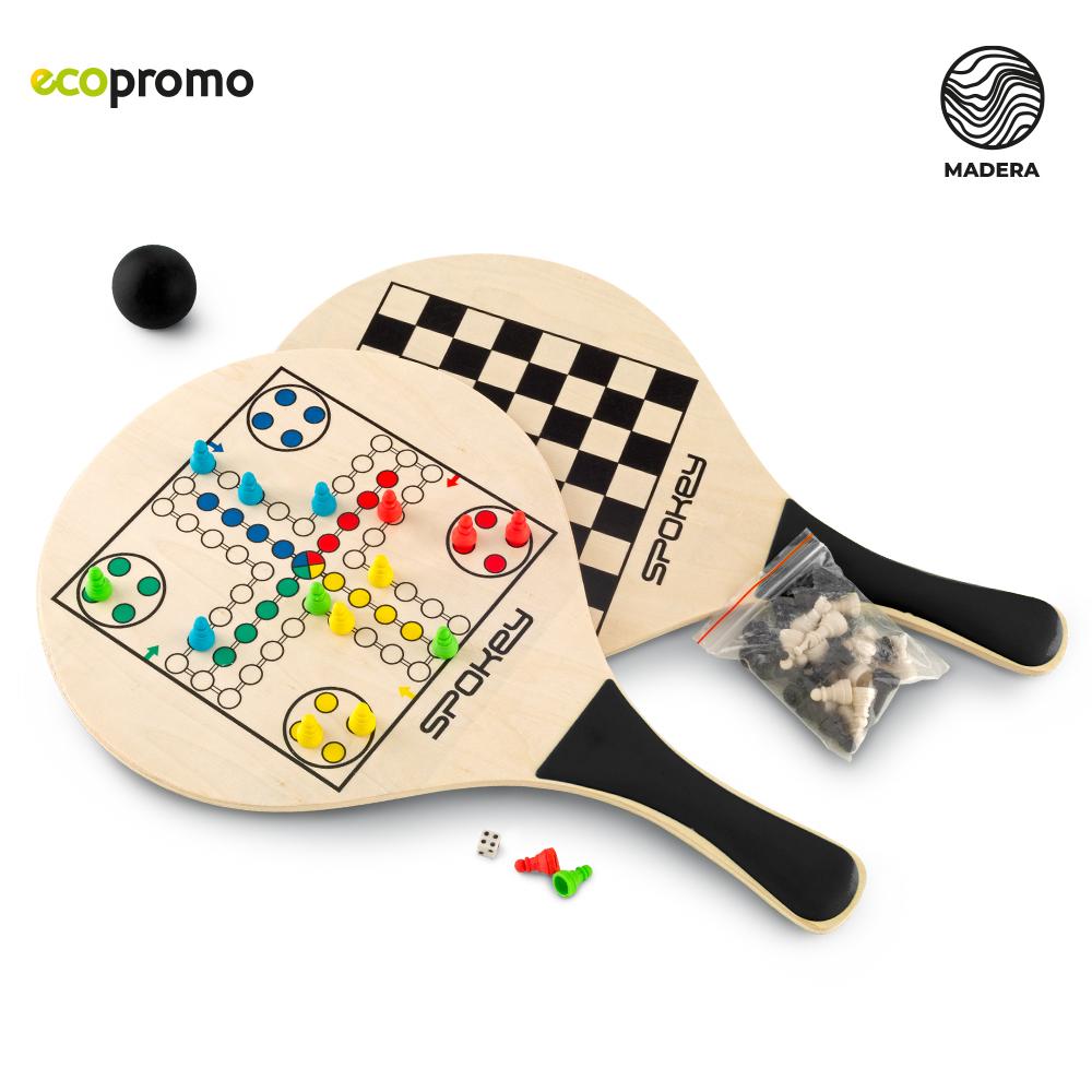 Juego de raquetas board game Natural miniatura 3
