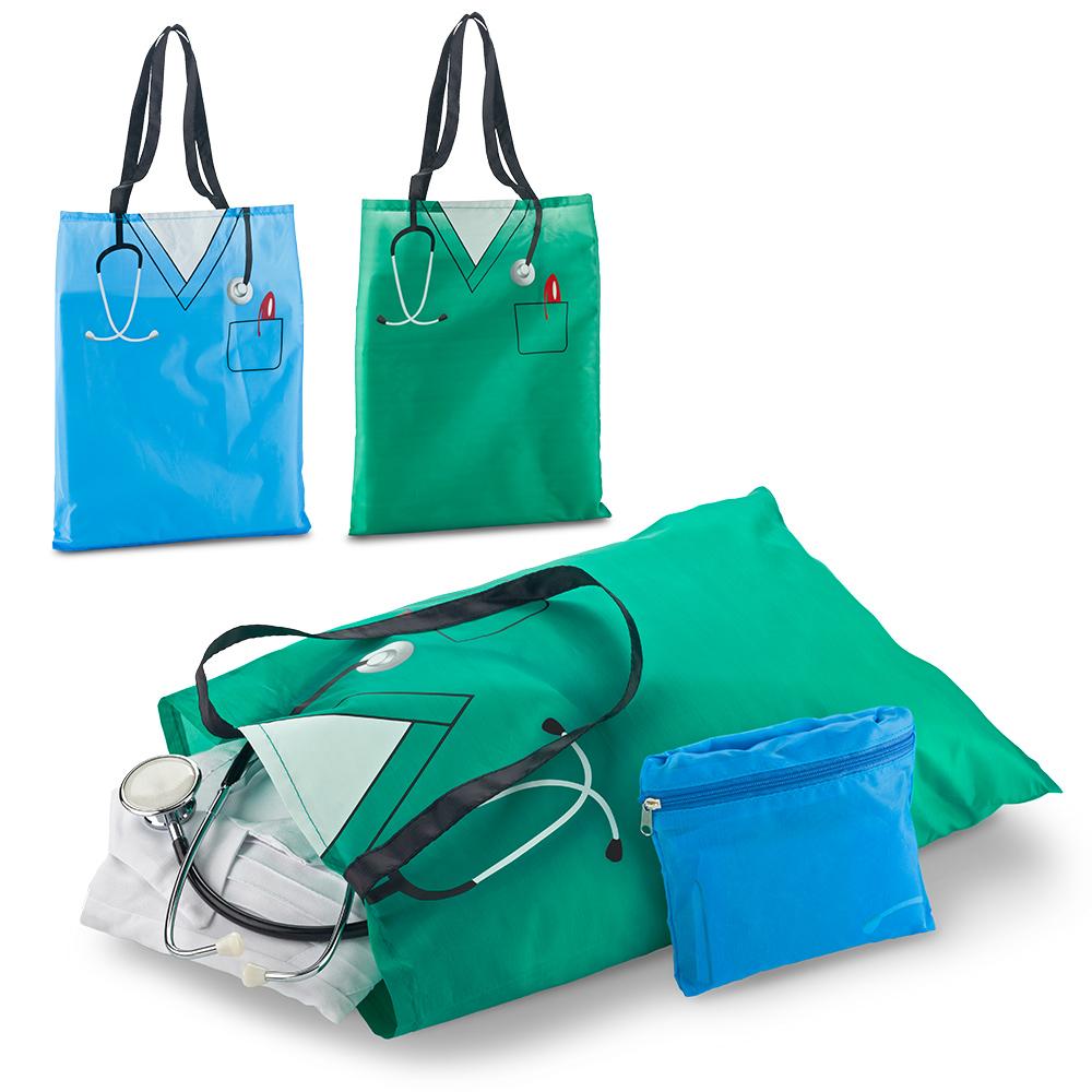 Bolsa plegable medic Azul front