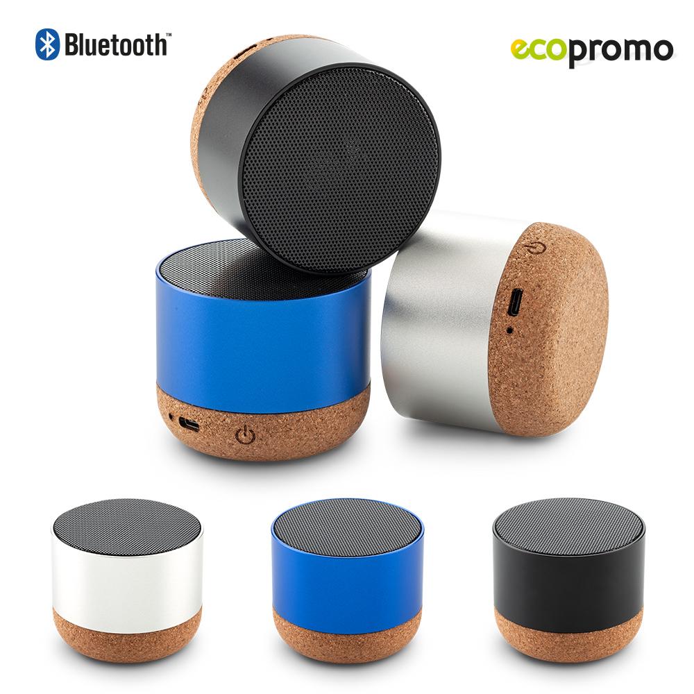 Speaker bluetooth zip cork Azul Royal front
