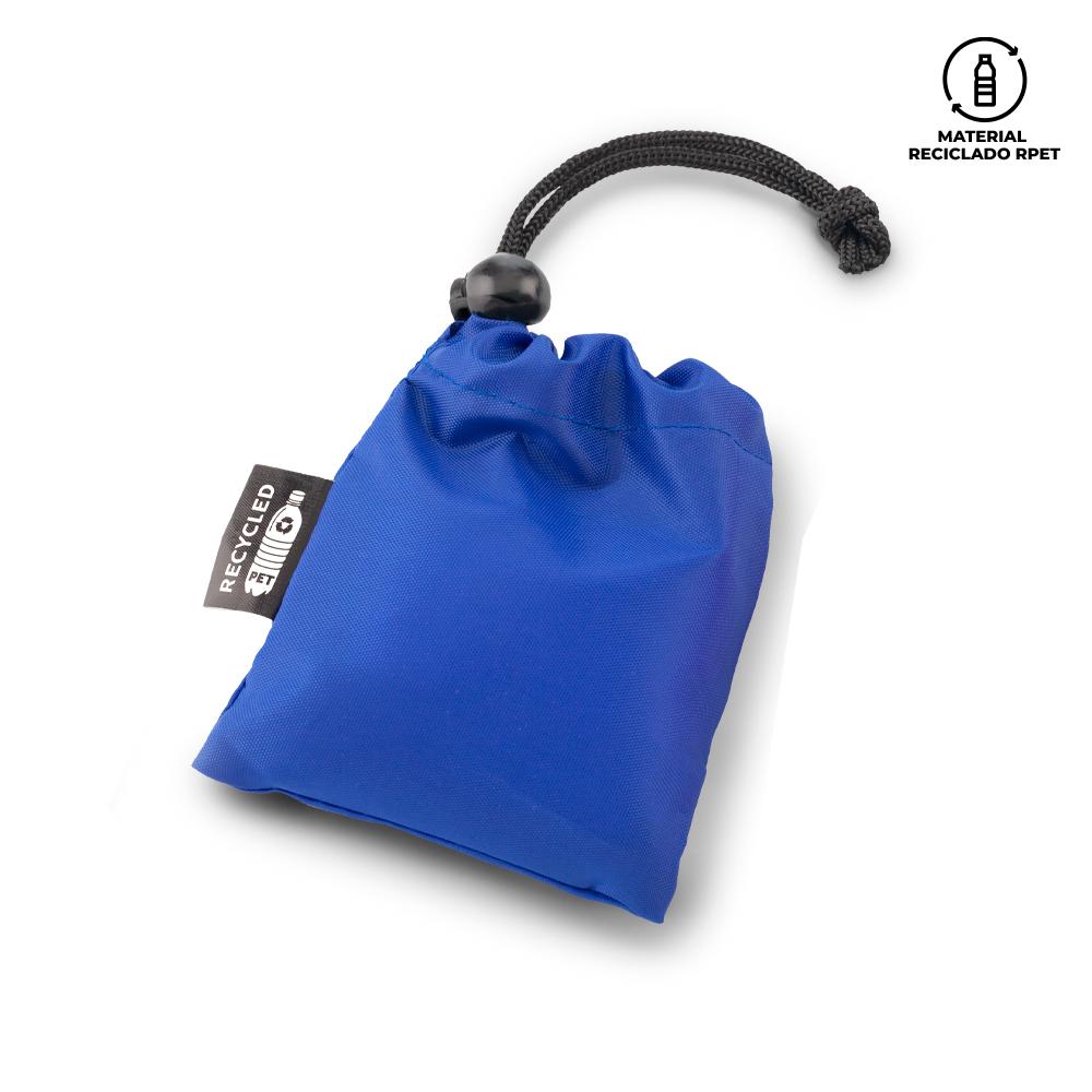 Poncho en bolsa rpet Negro miniatura 5