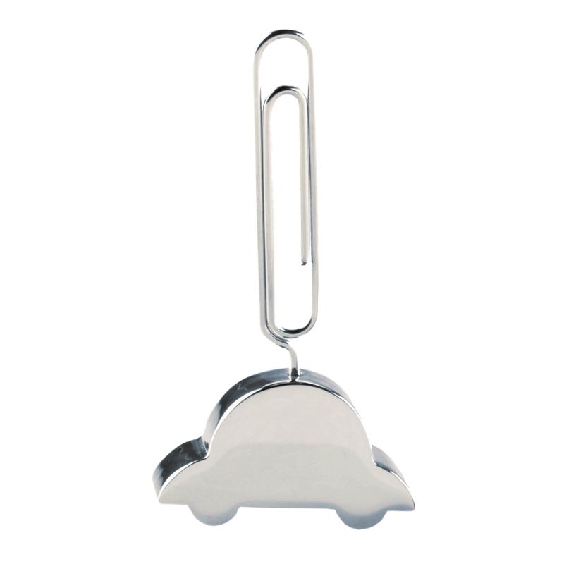 Clip portamensajes car - oferta oferta Silver front