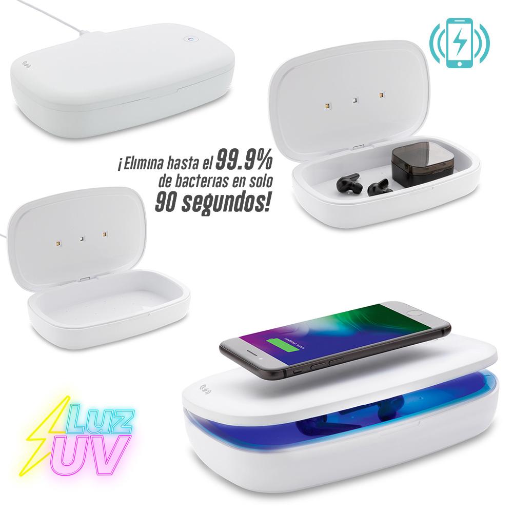 Esterilizador inalambrico con luz uv led klean oferta oferta Blanco front