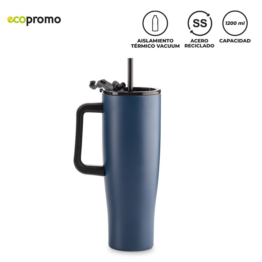 Mug metálico brumo 1200 ml Negro miniatura 5