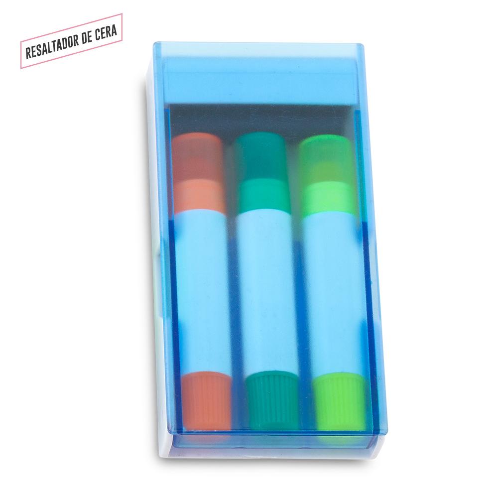 Set de resaltadores magicos en cera flipper Blanco-Azul(Am-Na-Vd) miniatura 5