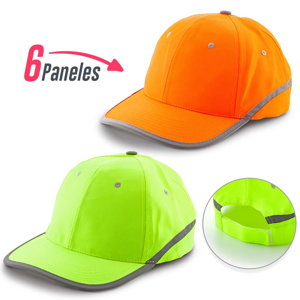 Gorra emergency Verde 6 Paneles front