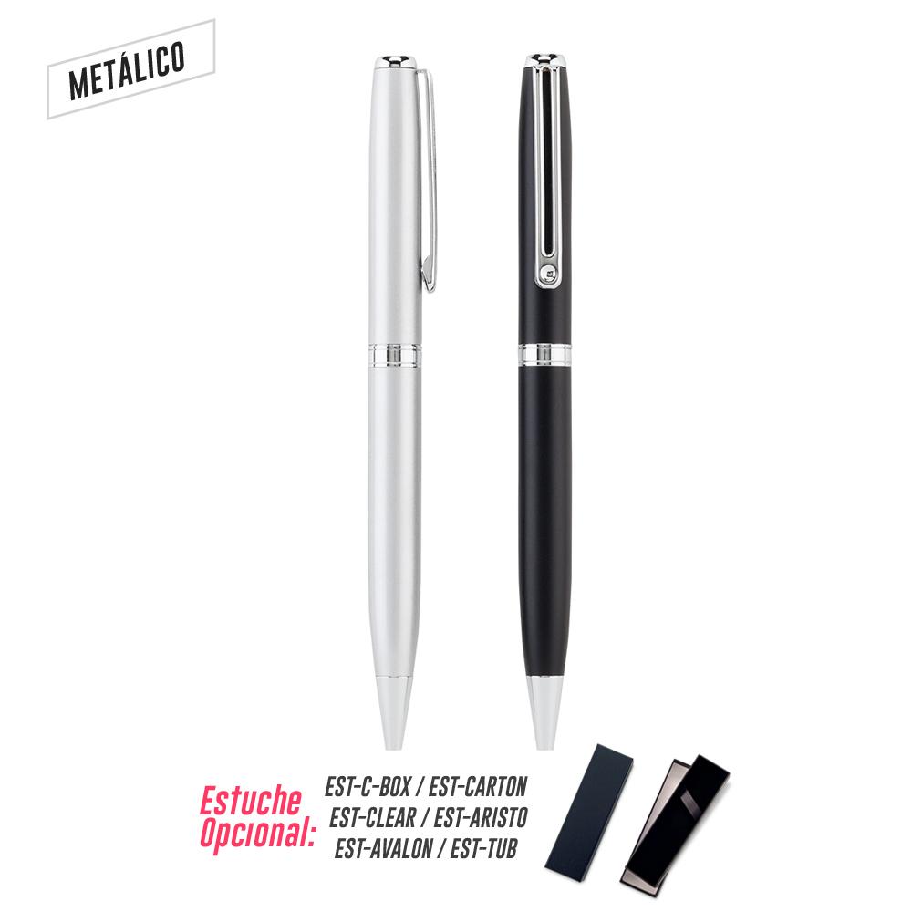 Opera boligrafo Negro mate front