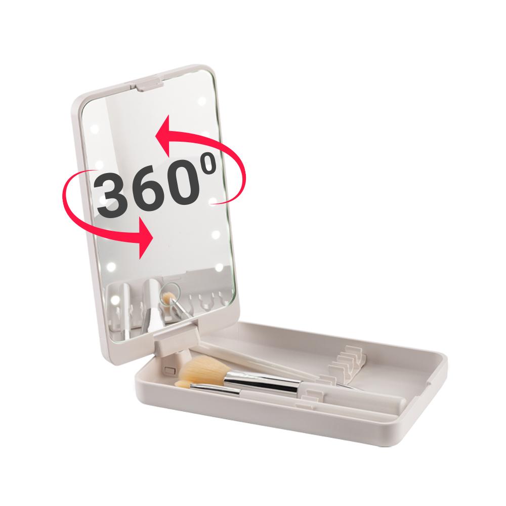 Set de brochas mirror light Blanco miniatura 6