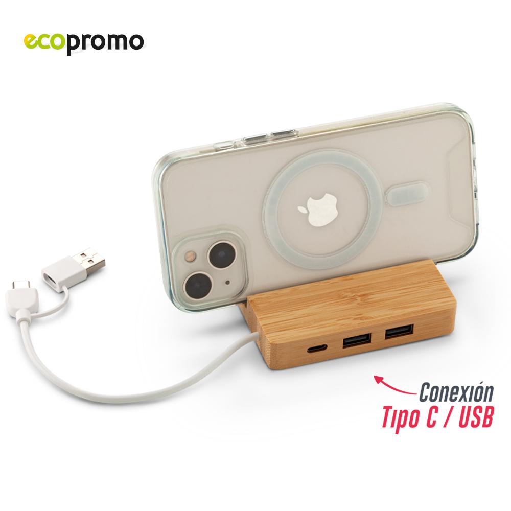 Puerto usb casiuss eco Bambú miniatura 3